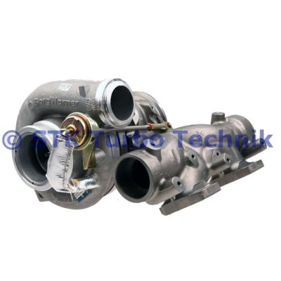Турбина KKK B3G DAF 12.9 MX340/MX300 410/470 л.с. (титановая крыльчатка)